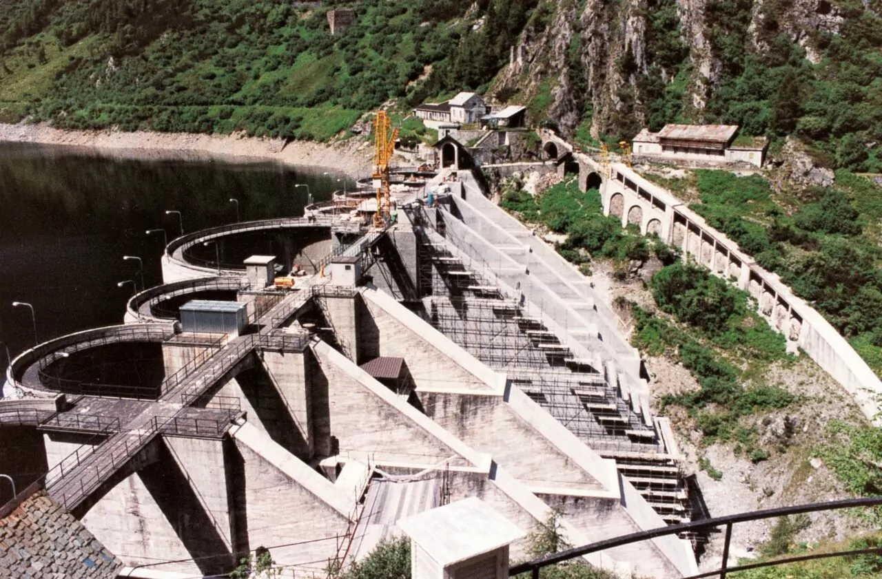 Diga del lago Venina (Sondrio)