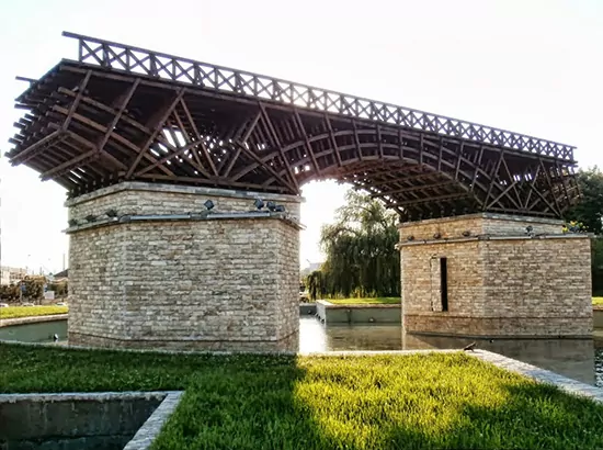 Ponte di Traiano sul Danubio (Drobeta-Romania)