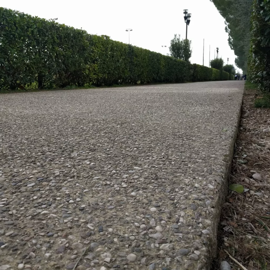 Floortech Prerit: Ciclovia Bardolino-Garda in ghiaietto lavato trattato